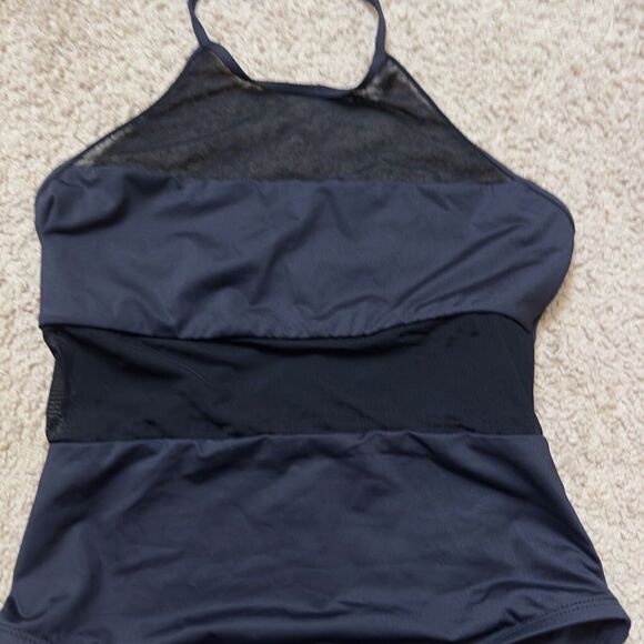 La Blanca Poppy Red Halter One Piece Swimsuit Size‎ 6 Black Summer Bathing-suit - Picture 2 of 11